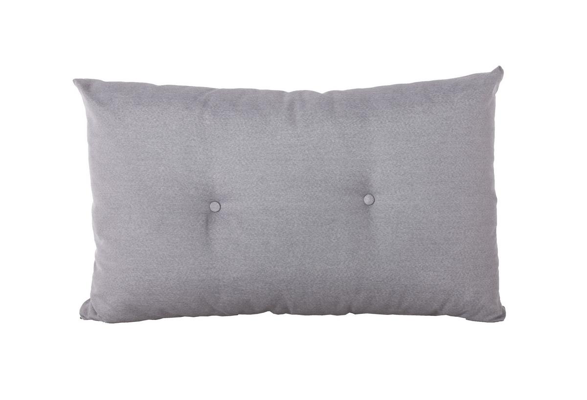 Loungesofa Malta - Schwarz/Grau, Basics, Kunststoff/Textil (180/86/135cm) - Gardenson