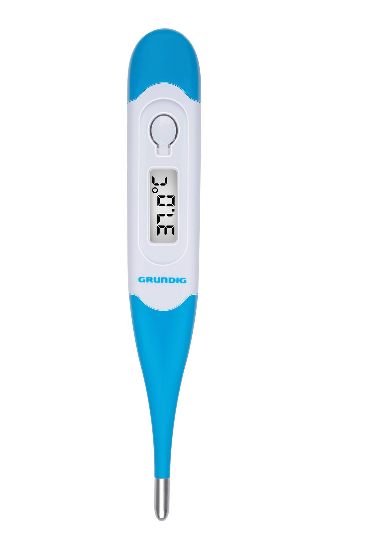 Stirnthermometer Digitales Thermometer 34210 - Blau, Basics, Kunststoff (12,4/1,8/0,9cm)