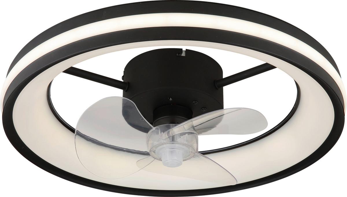 Deckenventilator, Rgb Hayla - Klar/Transparent, Basics, Kunststoff/Metall (49,5/15cm)