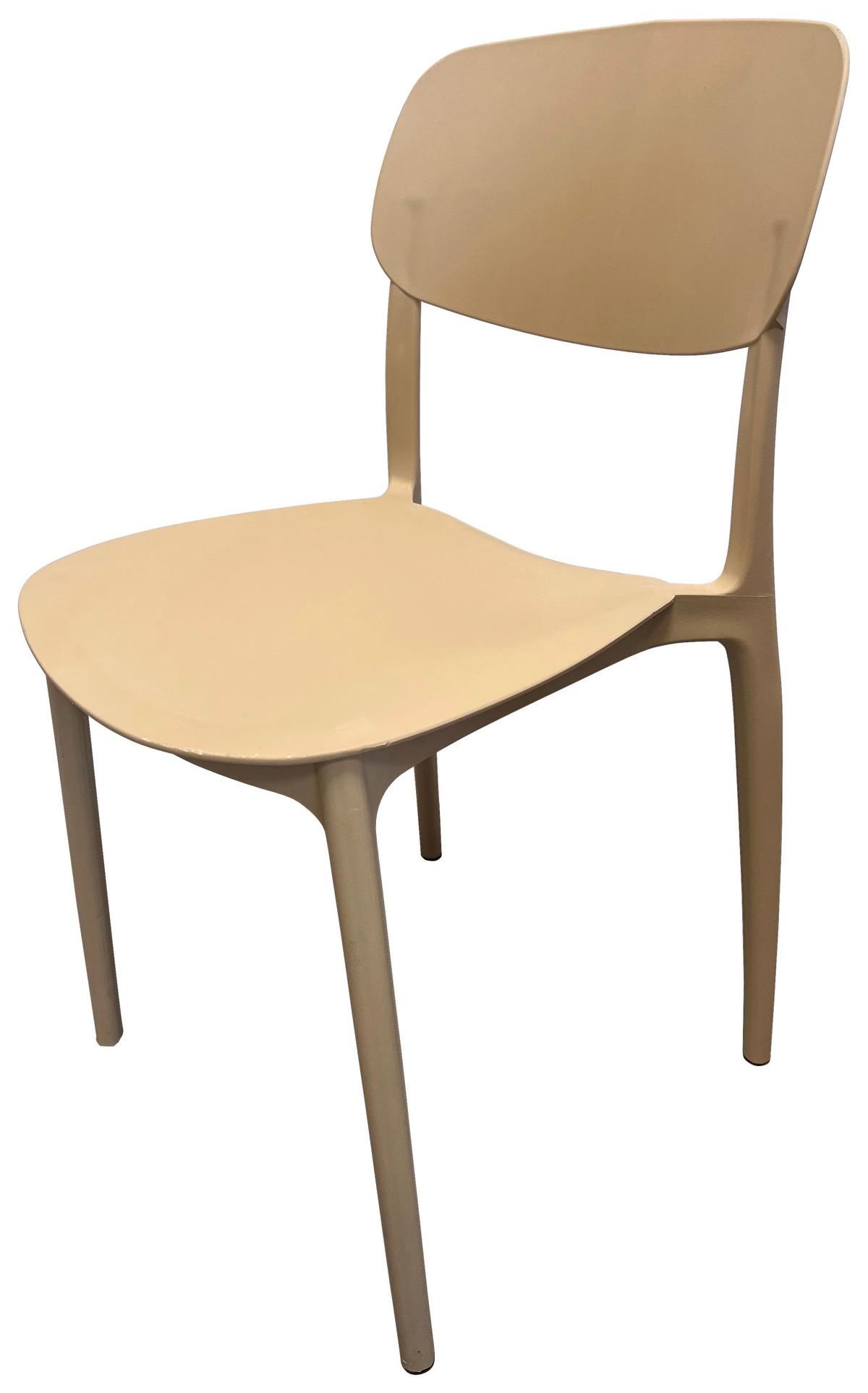 Stohovatelní židle JIŘÍ *CENOVÝ TRHÁK* béžová - béžová, Moderní, plast (44/78/49cm) - Based