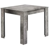 Esstisch Nick L: ca. 80 cm Grau - Grau, MODERN, Holzwerkstoff (80/80/75cm) - MID.YOU