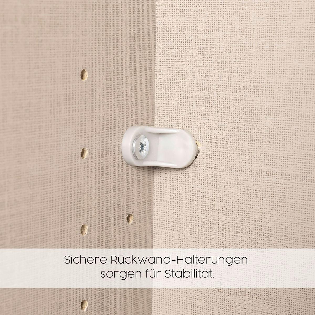 Kleiderschrank Reflect inkl. Inneneinteilung, 2 Körbe - Silberfarben/Eiche Artisan, MODERN, Holzwerkstoff (91/210/54cm)