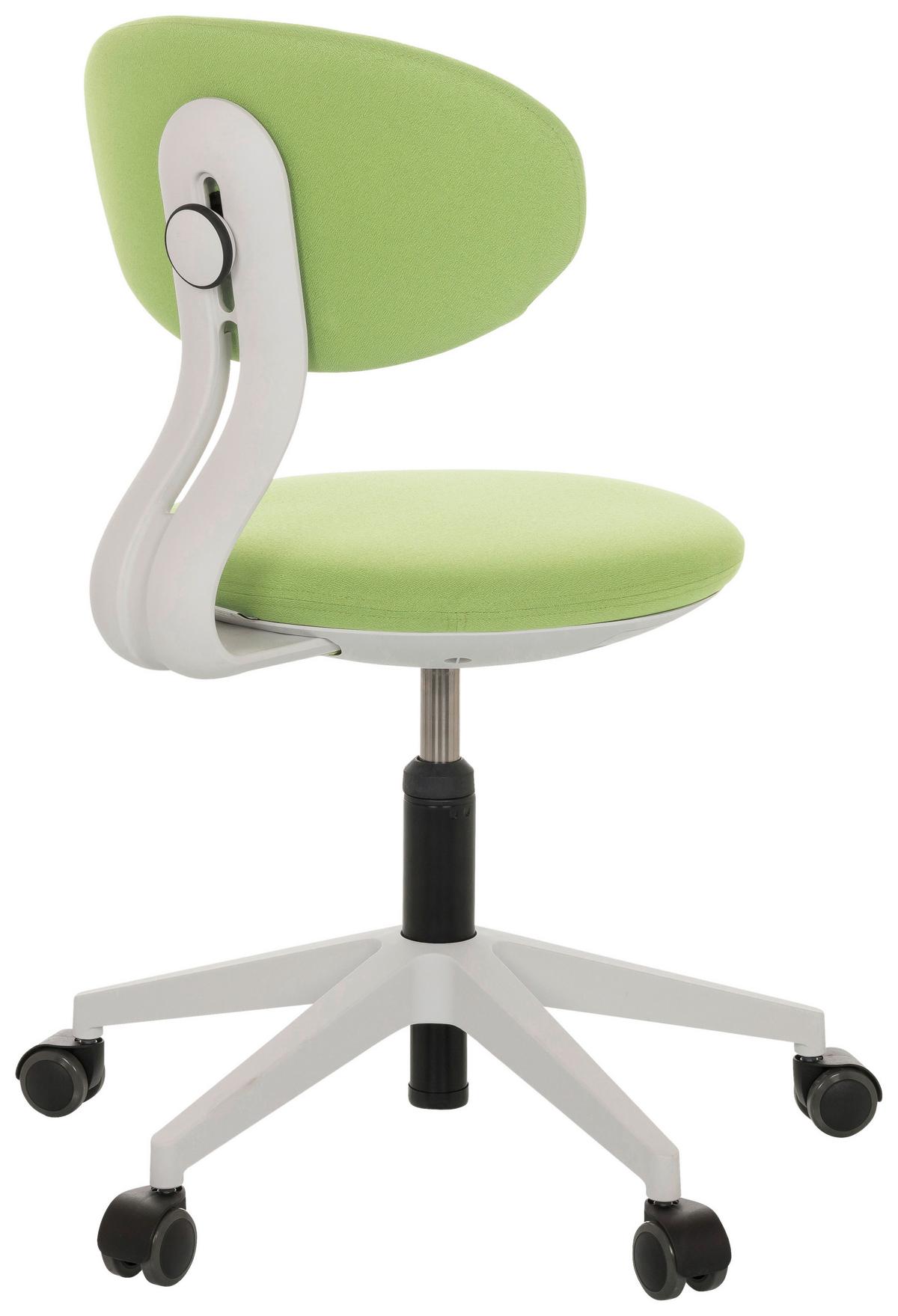 Jugenddrehstuhl Minimovo - Weiß/Grau, Basics, Kunststoff/Textil (42/66-87/52cm) - MID.YOU