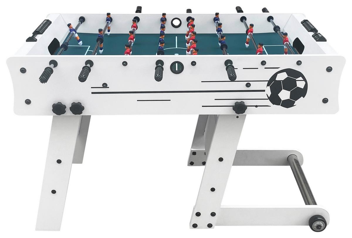 Tischfußball C040.103.11 - Weiß, KONVENTIONELL, Holz/Kunststoff (61/81/122cm) - Ambia Garden