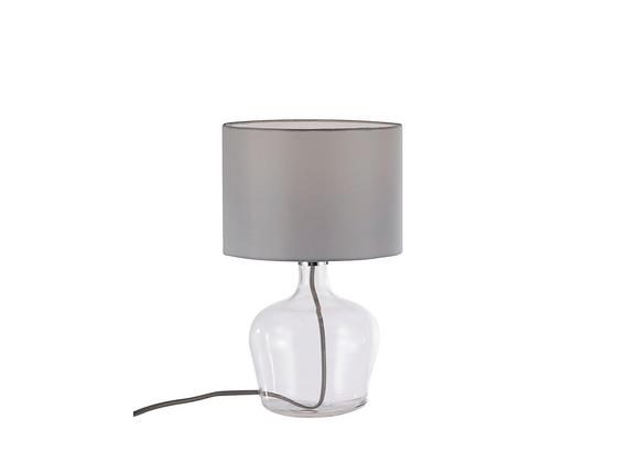 LED-Tischleuchte 11027-15 - Grau, KONVENTIONELL, Glas/Textil (23/23/37cm) LED-Tischleuchte 11027-15 - Grau, KONVENTIONELL, Glas/Textil (23/23/37cm)
