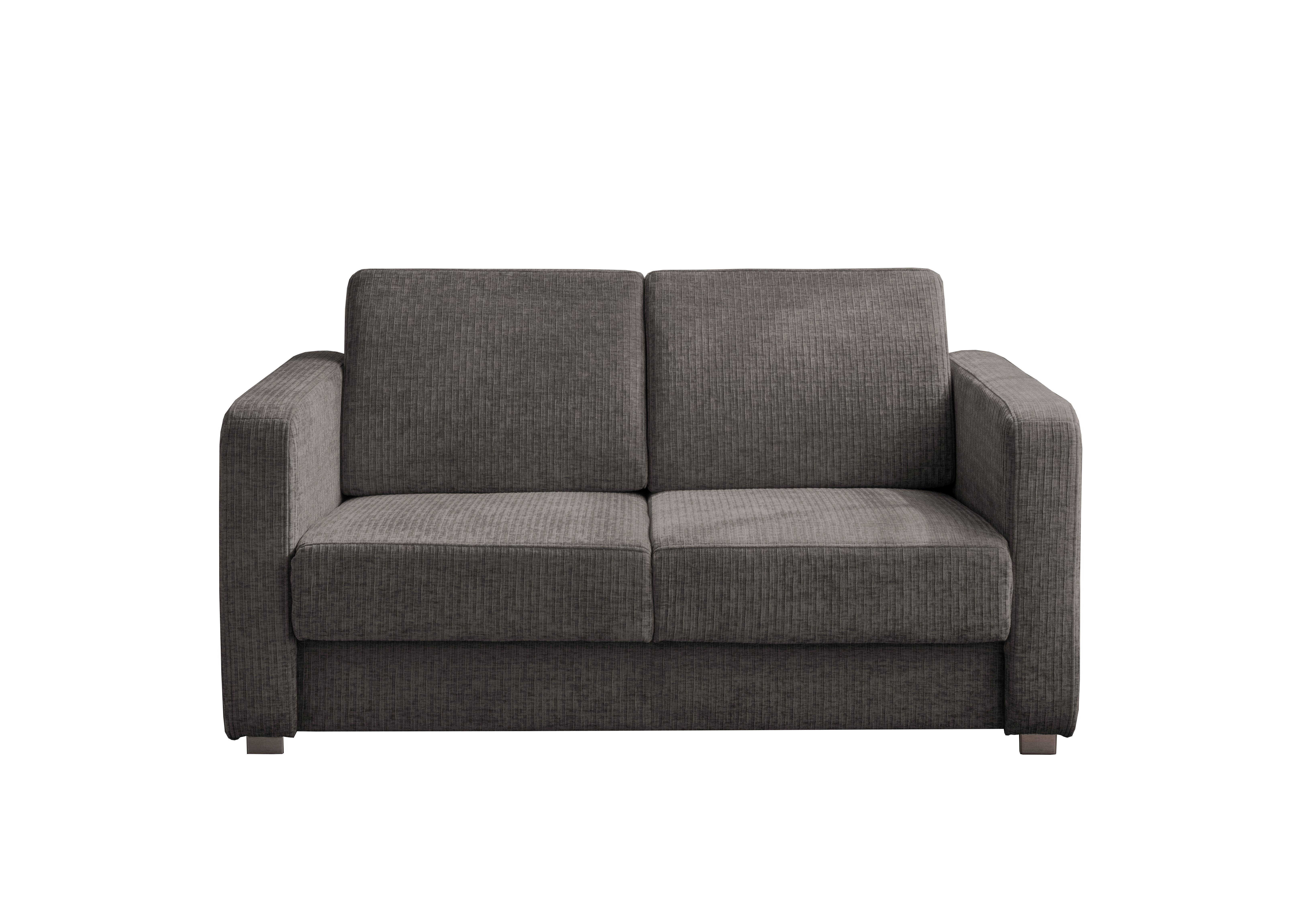 Schlafsofa Mia Braun, Grau, B:159 cm - Chromfarben/Braun, Basics, Textil (159/88/87cm) - Livetastic