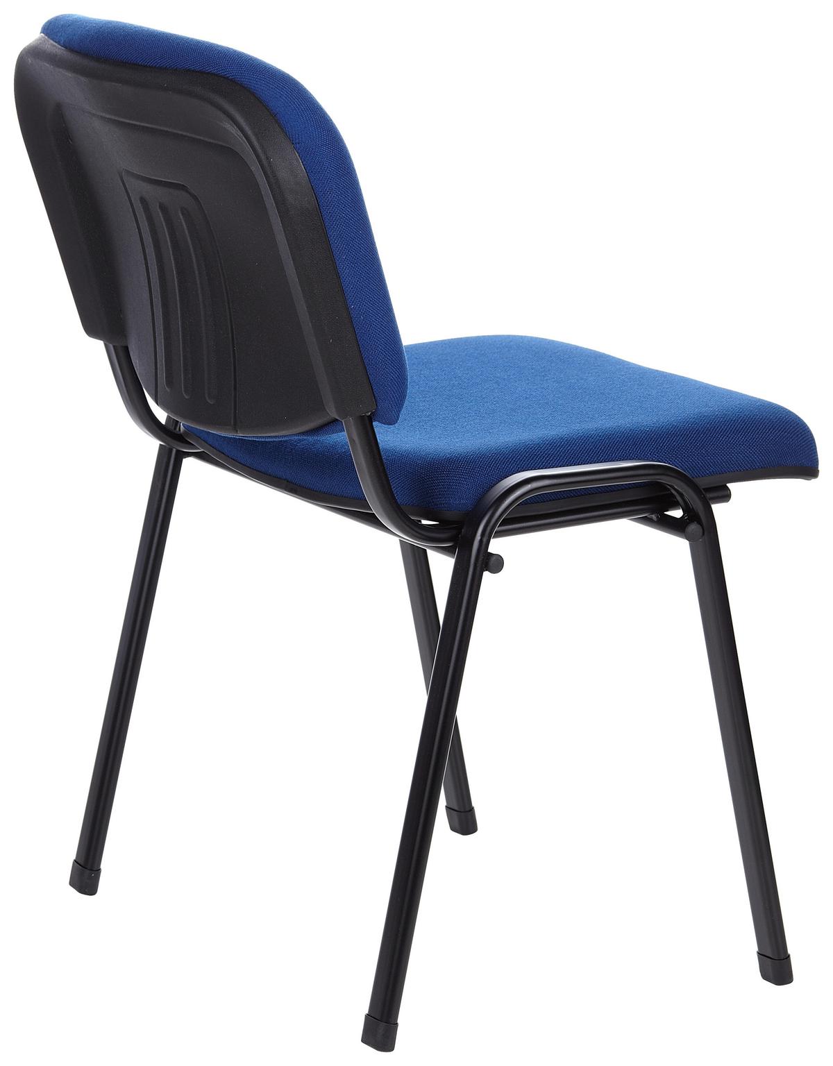 Besucherstuhl Xt 600 - Blau/Schwarz, Basics, Textil/Metall (58/84/48cm) - MID.YOU