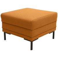 Hocker Looks Vii - Schwarz/Orange, Design, Textil (55/45/55cm) - LOOKS by W.Joop