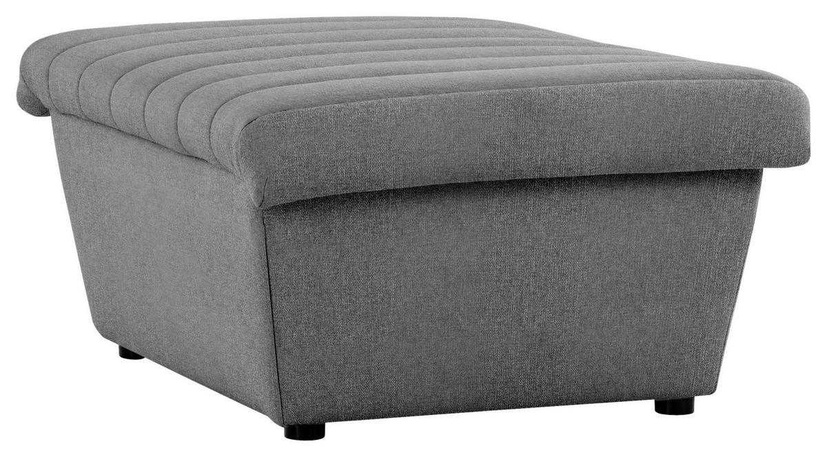 Hocker Looks Viii - Graubraun/Schwarz, Design, Textil (90/43/105cm) - LOOKS by W.Joop
