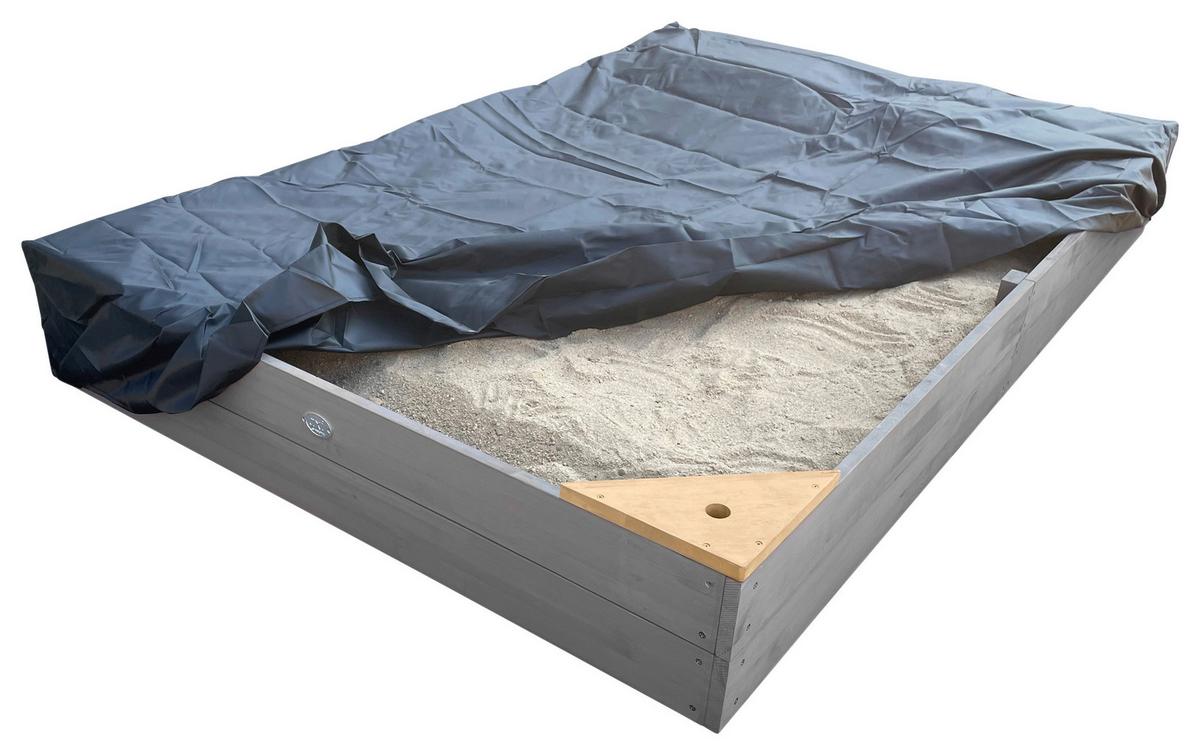 Sandkasten A031.015.20 - Braun/Grau, KONVENTIONELL, Holz (115/21,8/180cm) - Ambia Garden