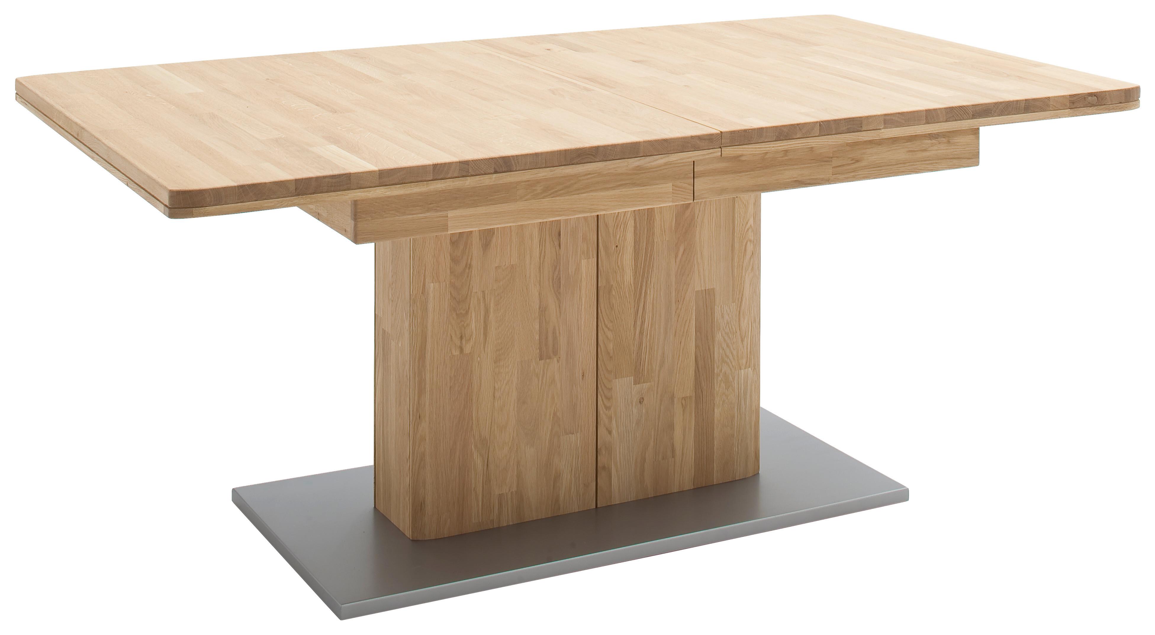 Esstisch Ausziehbar Ravello 180-230x100 Cm Grau/eiche - Eiche Bianco/Grau, Design, Holz/Holzwerkstoff (180-230/100/77cm) - Livetastic