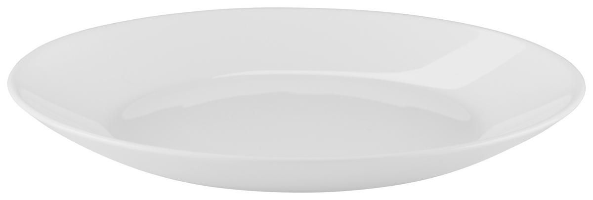 Dessertteller Olivia - Weiß, Basics, Glas (18cm) - Ondega
