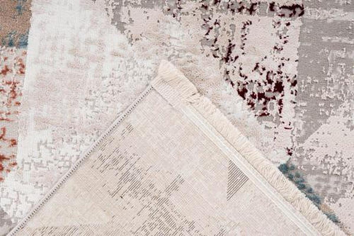 Webteppich Grau/Rosa Akropolis 160x230 cm - Rosa/Grau, Design, Textil (160/230cm) - Kayoom