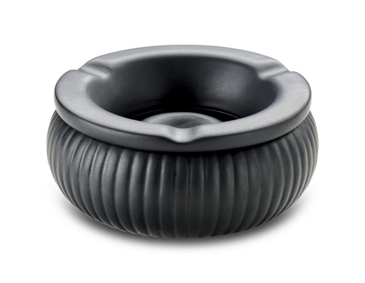 Vonkajši popolník GREEK - čierna, Konventionell, keramika (15/5,7cm) - Mömax