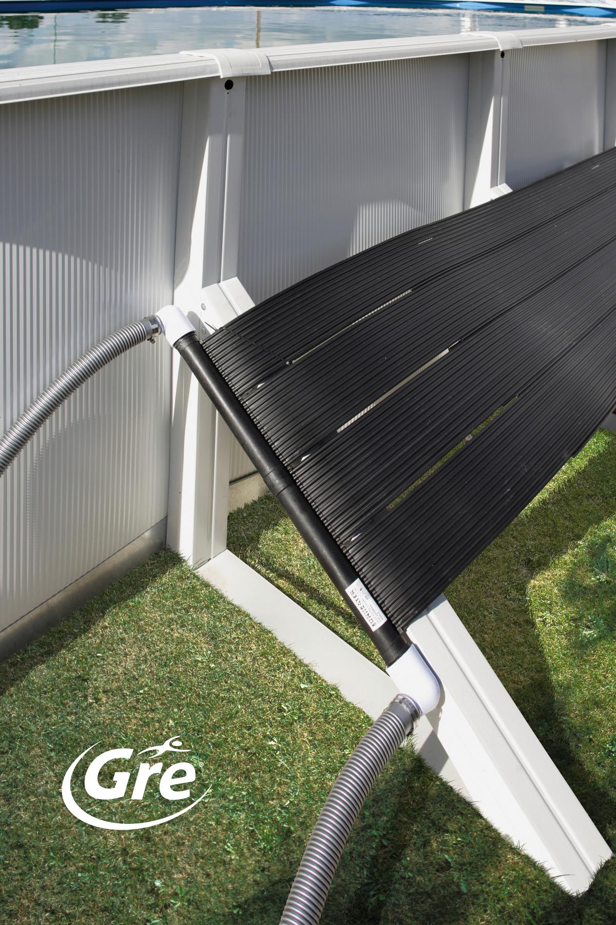 Poolheizung Solarheizung - Schwarz, KONVENTIONELL, Kunststoff (600/60cm) - Gre