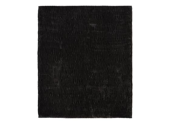 Decke Milo - Schwarz, ROMANTIK / LANDHAUS, Textil (180/220cm) - James Wood Decke Milo - Schwarz, ROMANTIK / LANDHAUS, Textil (180/220cm) - James Wood