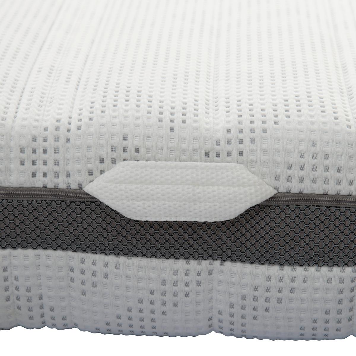 Gelschaummatratze Nashville 90x200 Cm H3 H: 20 Cm - Weiß, Textil (90/200cm) - Sembella