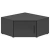 Aufsatzschrank Multi,cornercabinet1door,s588- - Graphitfarben, MODERN, Holzwerkstoff (71,5/71,5cm)