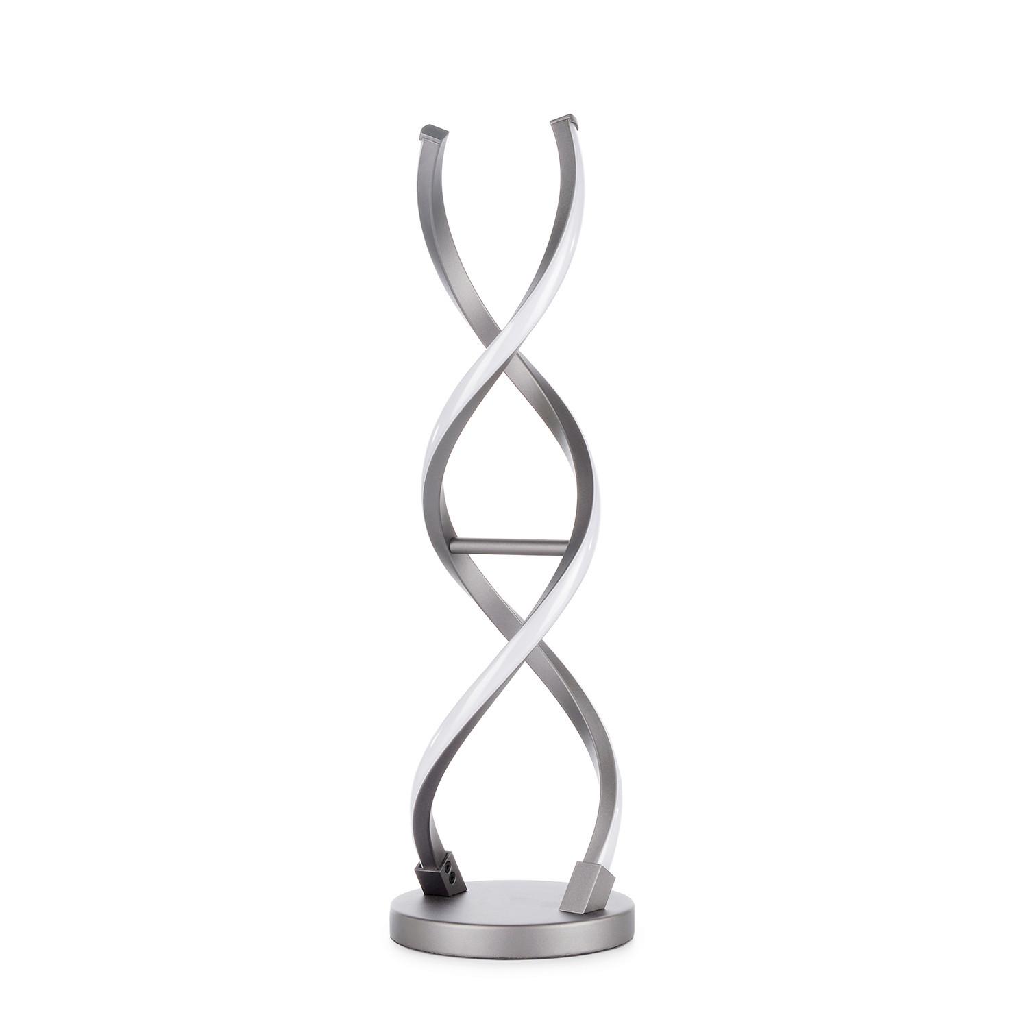 LED-Tischleuchte Dna Titanfarben L: 15 cm