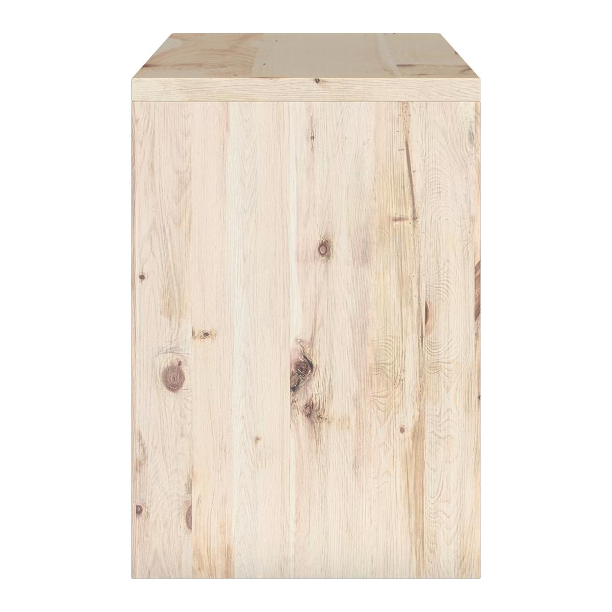 Nachtkästchen Sonja Naturfarben B: 45 cm - Naturfarben, KONVENTIONELL, Holz (45/45/30cm) - James Wood