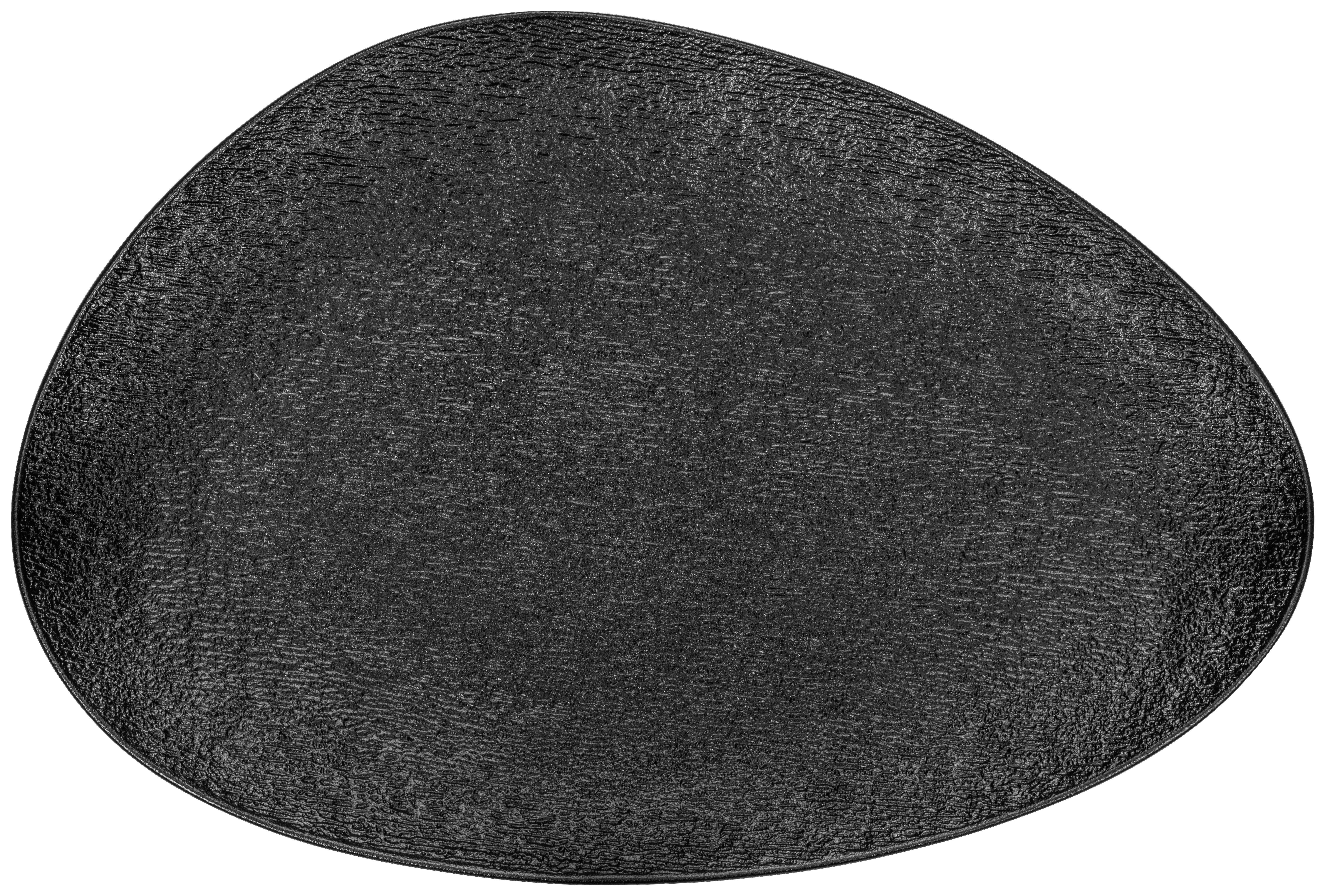 Servírovací talíř HARUKI - černá, Moderní, keramika (39,1/26,3/3,4cm) - Mömax