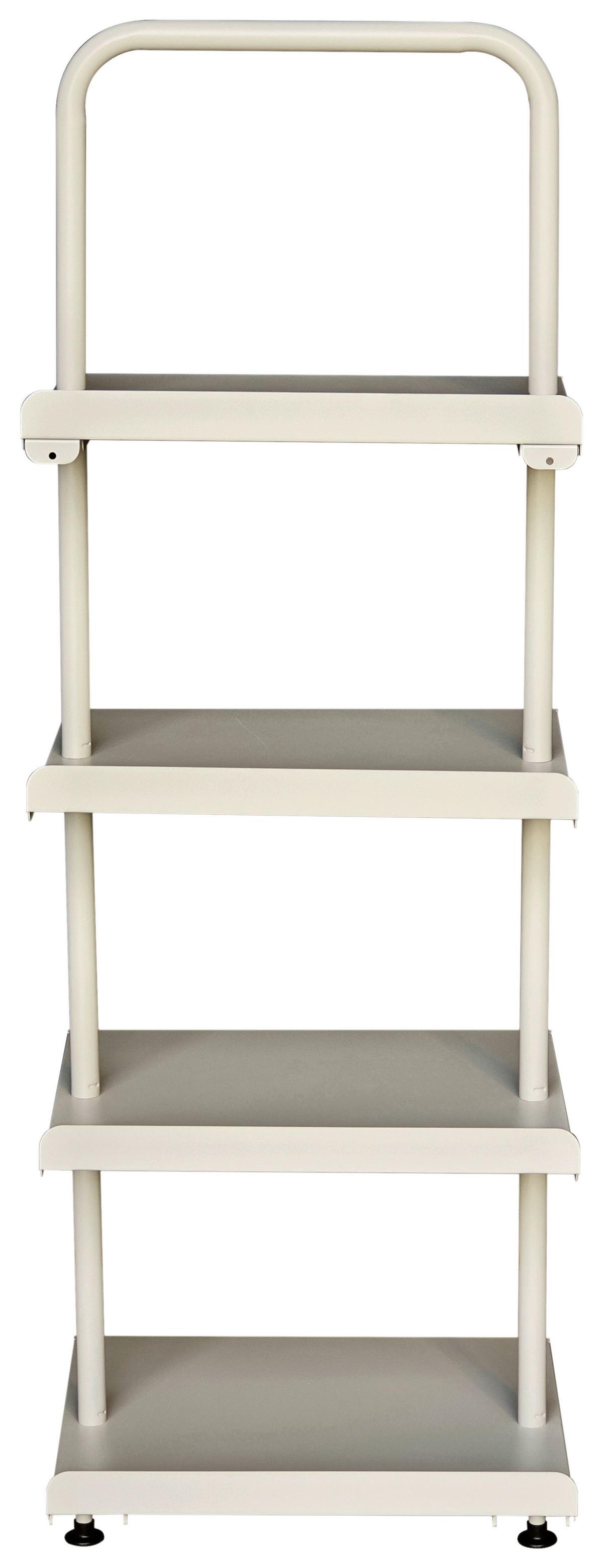 REGÁL JULIA -EXKLUSIV- - čierna/kašmírová, Modern, kov/plast (34/96/32cm) - Mömax