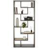 Vysoká deliaca stena Bounty, antracitová - čierna/antracitová, Modern, kompozitné drevo/plast (90/199/33cm) - Premium Living
