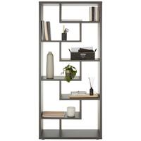 Vysoká deliaca stena Bounty, antracitová - čierna/antracitová, Modern, kompozitné drevo/plast (90/199/33cm) - Premium Living