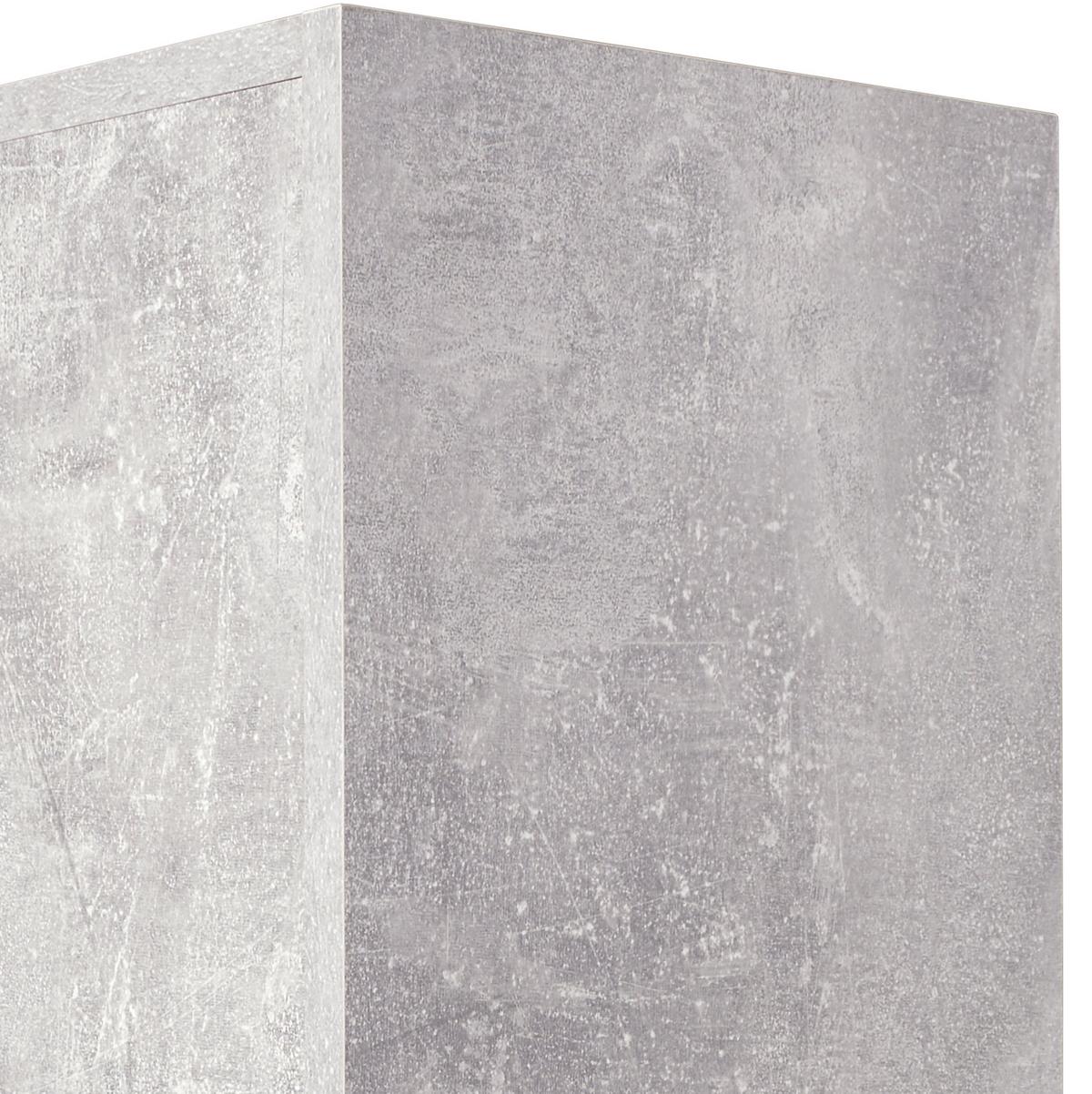 Hängeschrank Halma B: 26,5 cm Betonoptik - Grau, MODERN, Holzwerkstoff (26,5/75/28cm)
