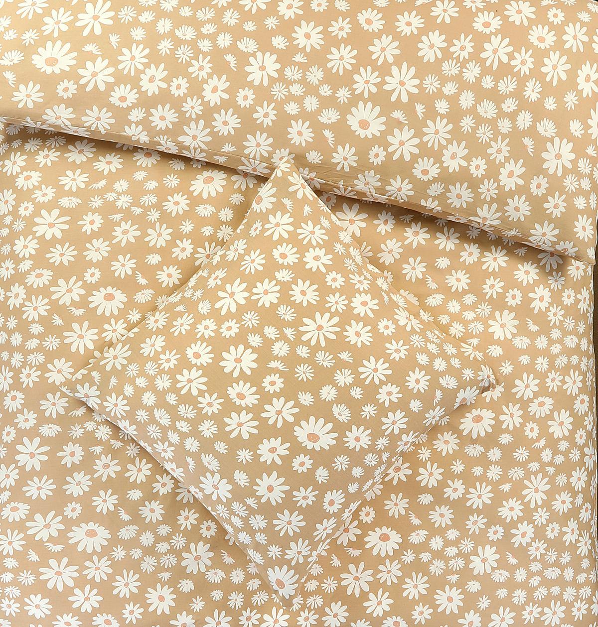 Bettwäsche Daisy - Beige/Bernsteinfarben, ROMANTIK / LANDHAUS, Textil - James Wood