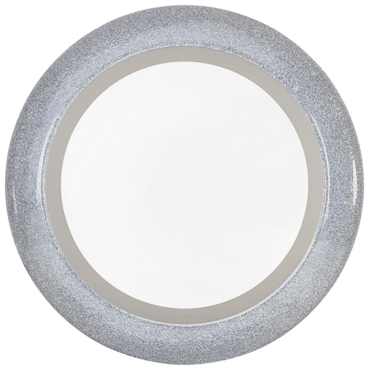 Led Mennyezeti Lámpa Ana - krómszínű/ezüstszínű, Modern, műanyag/fém (40/9cm) - Luca Bessoni
