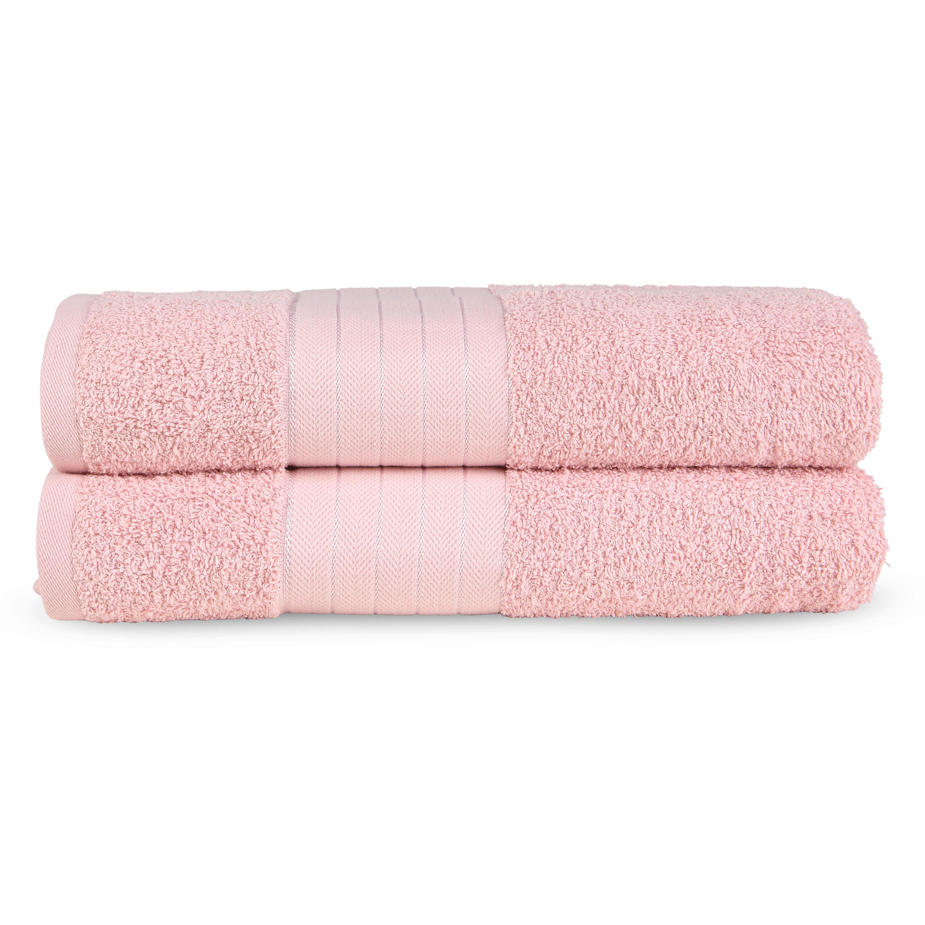 Handtuchset Rosa 2 Stück - Basics, Textil (70/140cm)