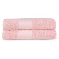 Handtuchset Rosa 2 Stück - Basics, Textil (70/140cm)