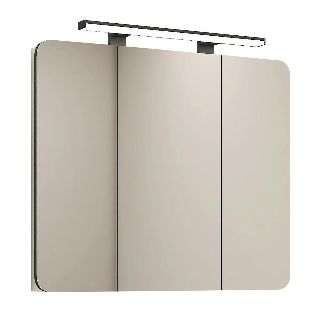 Spiegelschrank Capri Weiß B: 85 cm