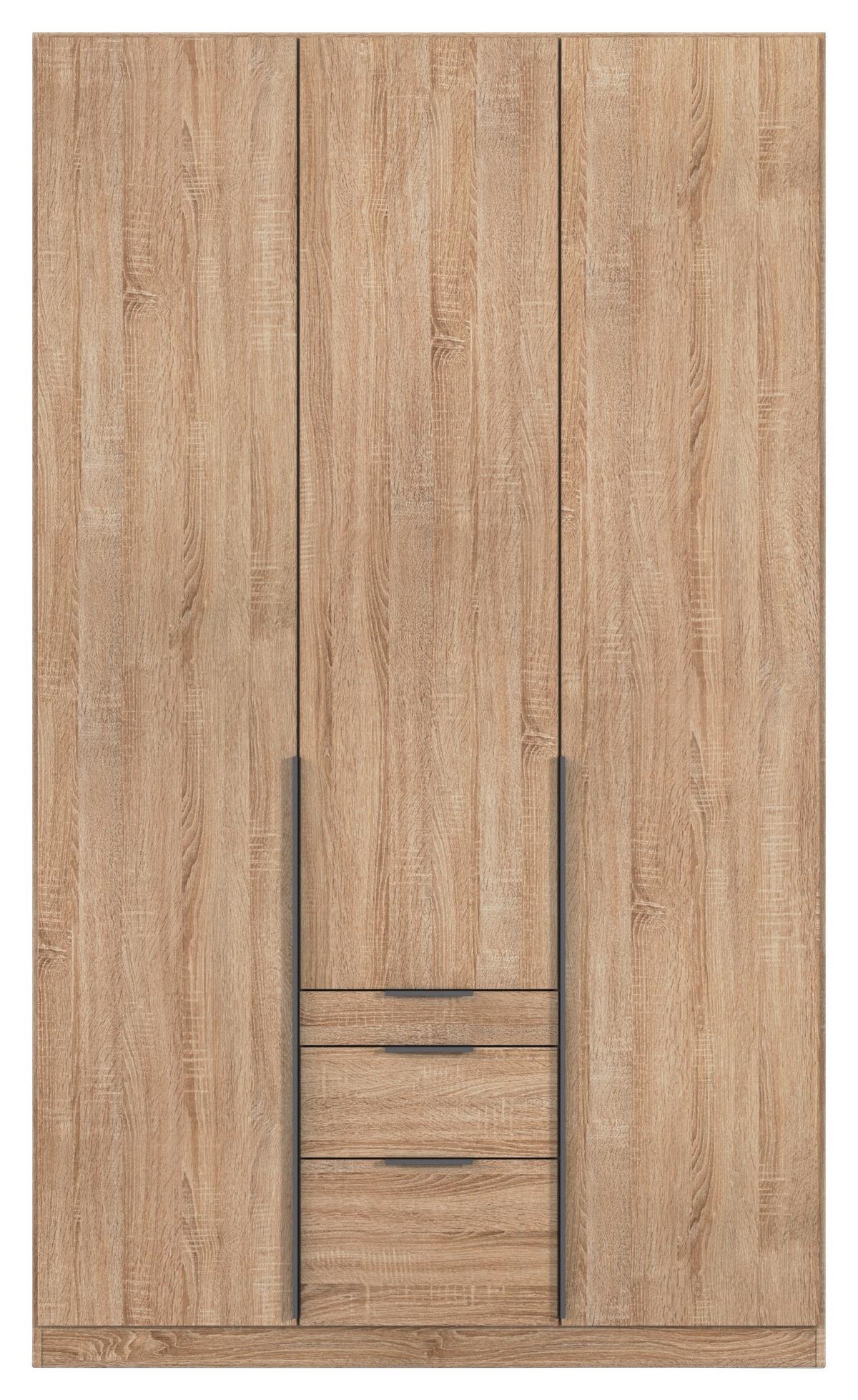Drehtürenschrank Alabama Sonoma Eiche B: 136 Cm - Sonoma Eiche, MODERN, Holzwerkstoff (136/229/54cm) - Rauch Möbel