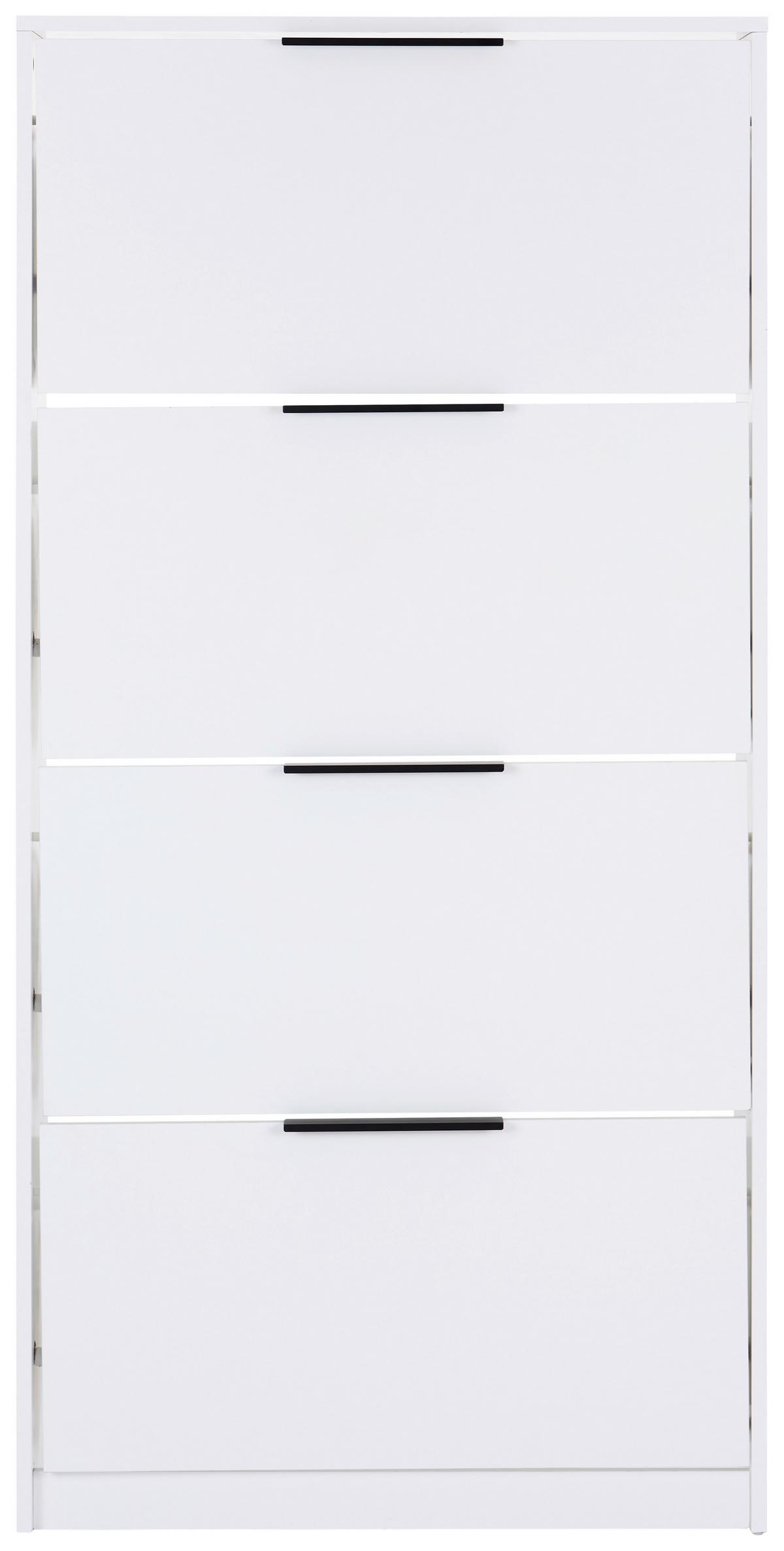Cipősszekrény Anna 01 - fehér, Modern, faalapú anyag (79/162,3/25cm)