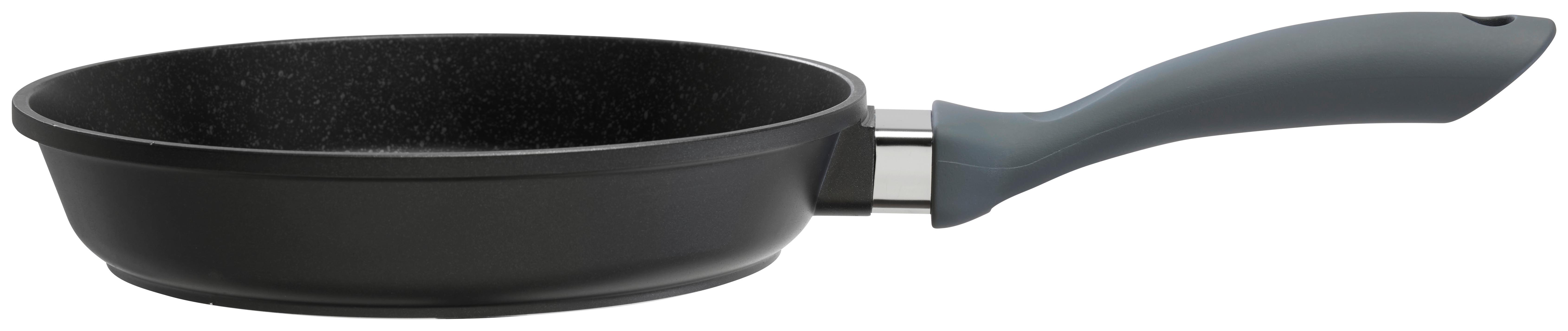 Panvica Smart, Ø: 24cm - čierna/sivá, Konventionell, kov/plast (24/5cm) - Mömax