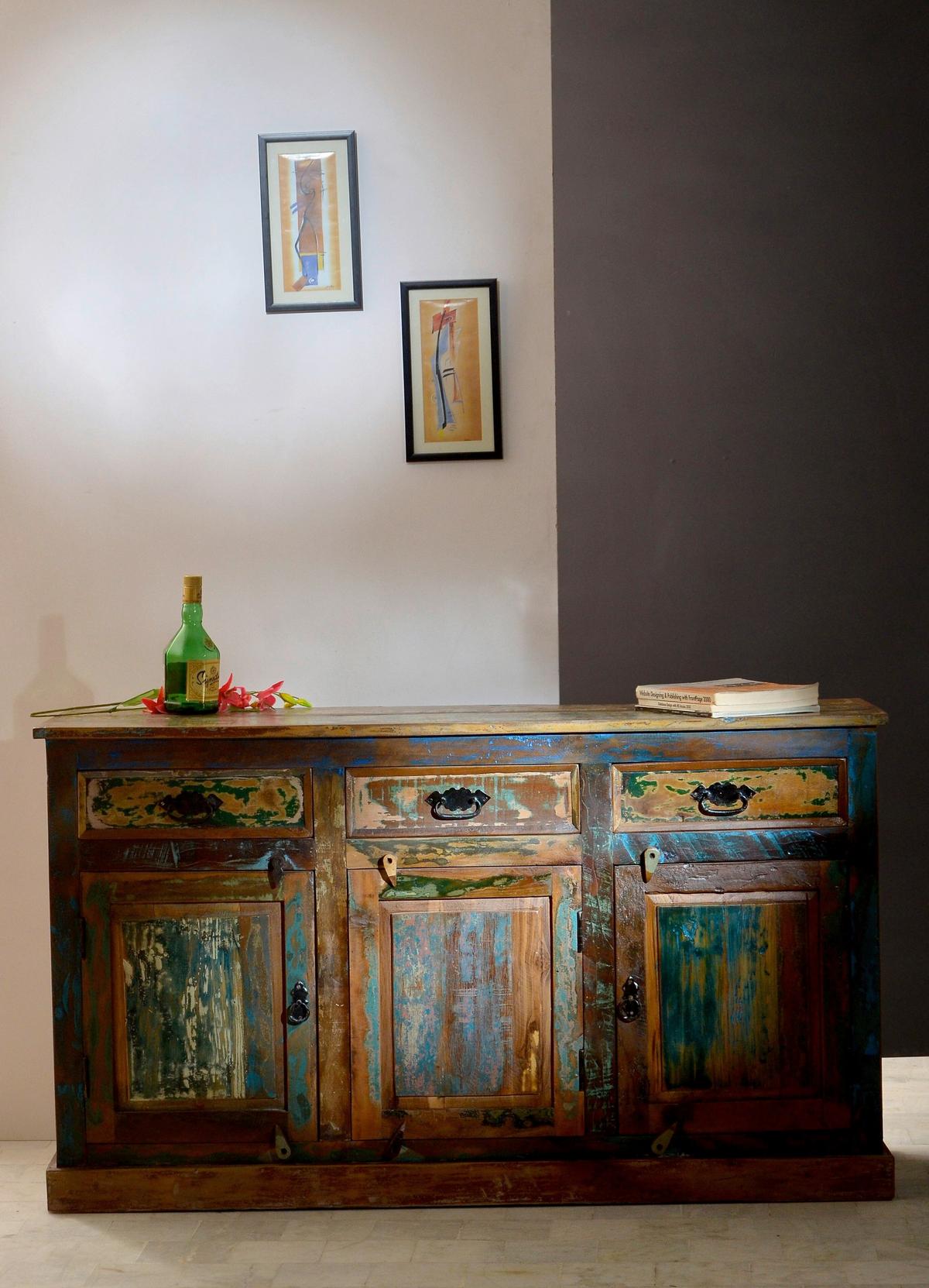 SIDEBOARD Multicolor B: 140cm - Multicolor, Design, Holz (140/80/40cm) - MID.YOU