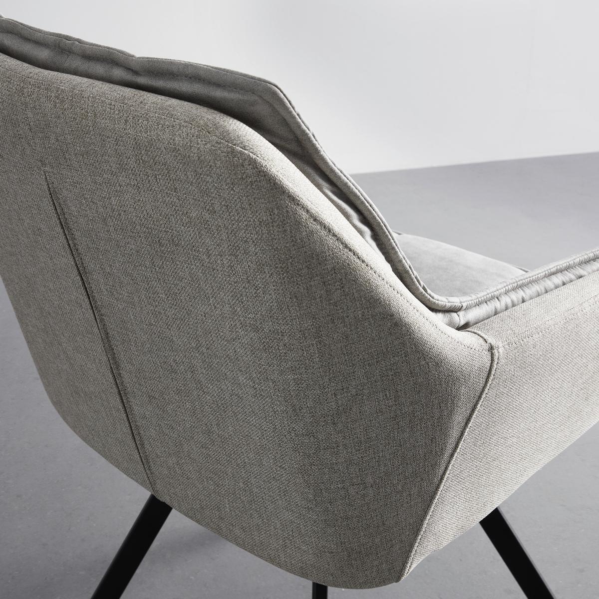 Židle s podroučkami BILLY béžová - otočná - černá/béžová, Moderní, kov/dřevo (62/85/62cm) - P & B