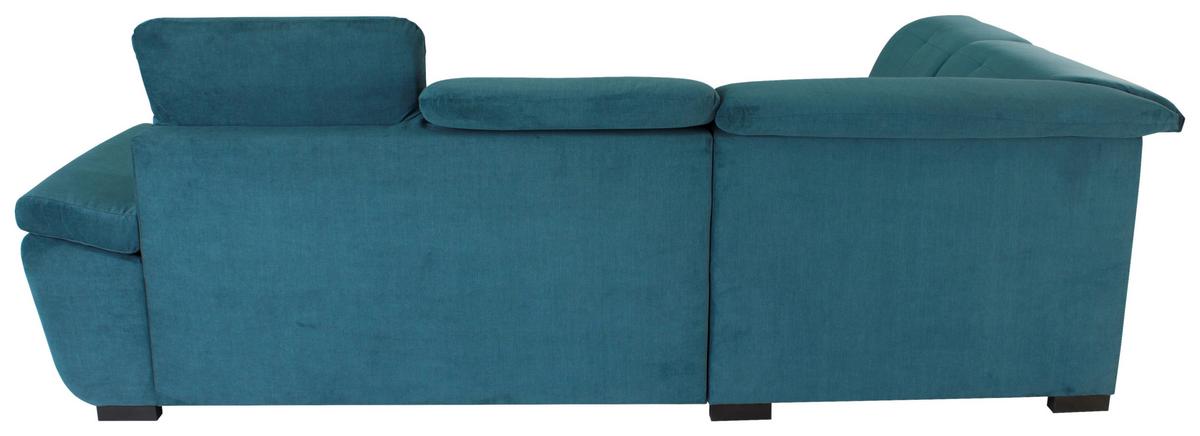 Sarokgarnitúra Vince - kék, Design, textil (202/280cm)