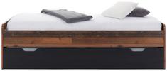 Rozkládací Postel Maxi 2, 90x200 Cm - černá, Konvenční, kompozitní dřevo (90/200cm)