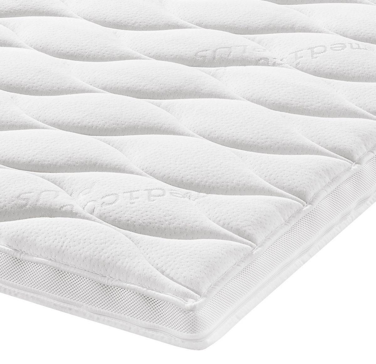 Topper Ortho-fit 160x200 Cm Polyurethanschaumkern - Weiß, Basics, Textil (160/200cm) - FAN
