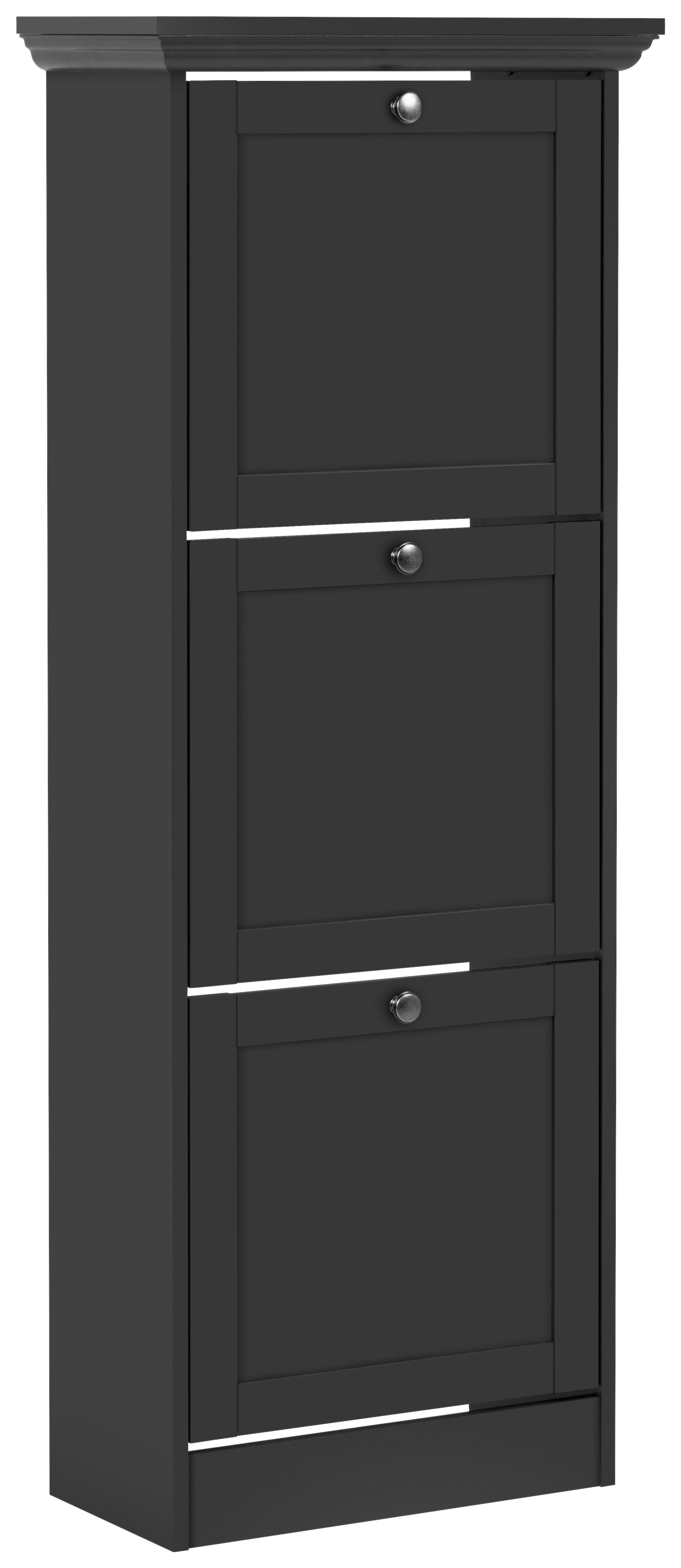 Schuhkipper Vera 43 3 Klappen Anthrazit B: 50 Cm