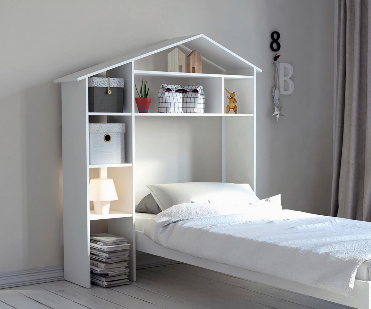 ÜBERBAUREGAL Weiß B: 148cm - Weiß, Design, Holz/Holzwerkstoff (148/155/31cm) - Livetastic