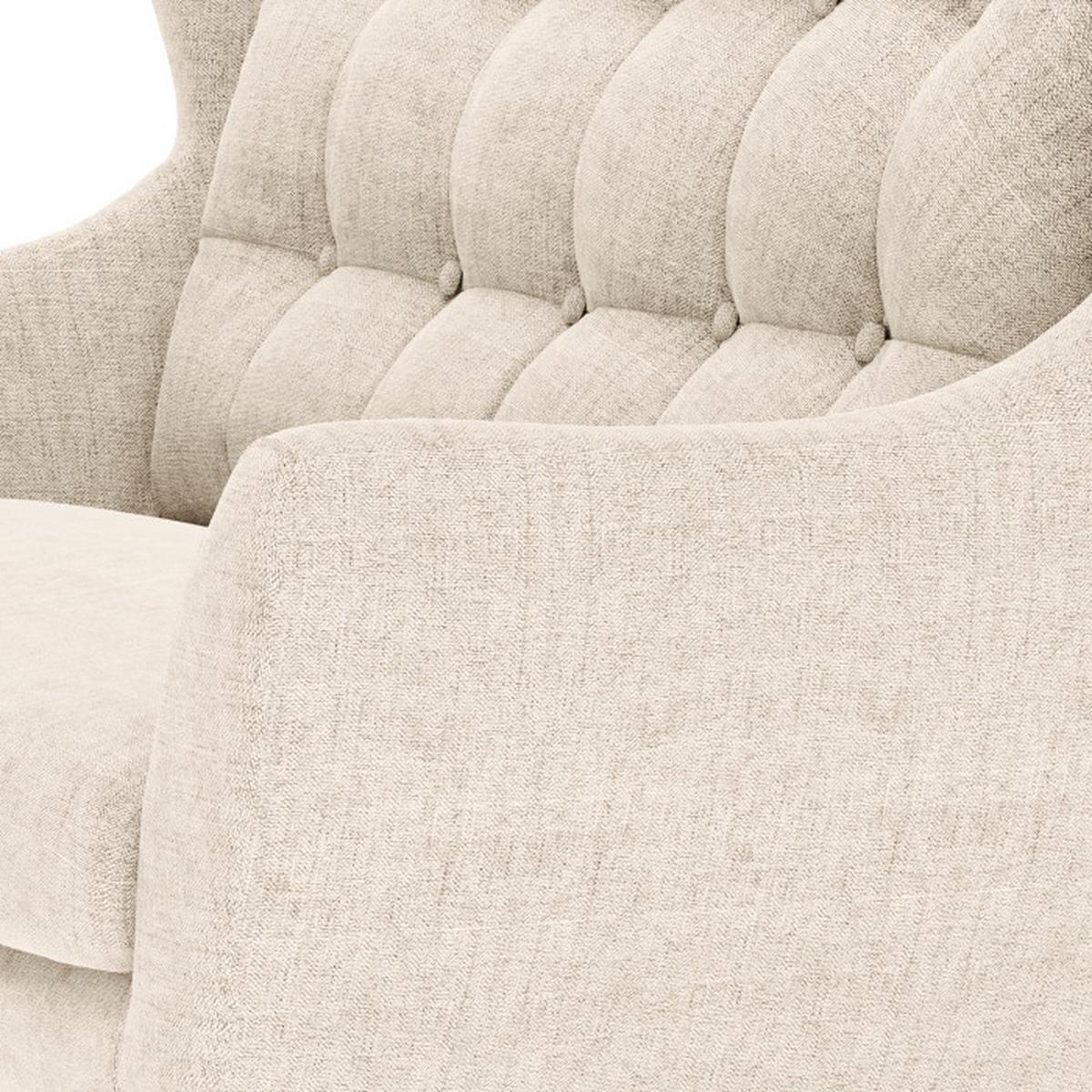 2-Sitzer-Sofa Henry, Silberfarben B: 144 cm - Eichefarben/Silberfarben, KONVENTIONELL, Textil (144/107/94cm) - Trendmanufaktur
