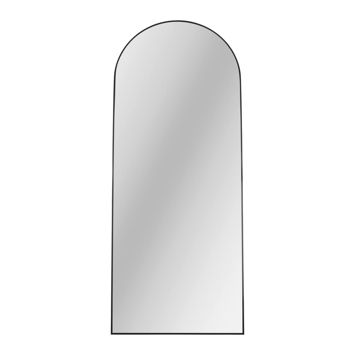 STOJACÍ ZRCADLO BRITT - černá, Moderní, kov/sklo (70/170cm) - Mömax