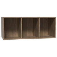 Wandregal Las Vegas Eiche Dunkel Dekor B: 90 cm - Eiche dunkel, MODERN, Holzwerkstoff (90/36/37cm) - Vertico