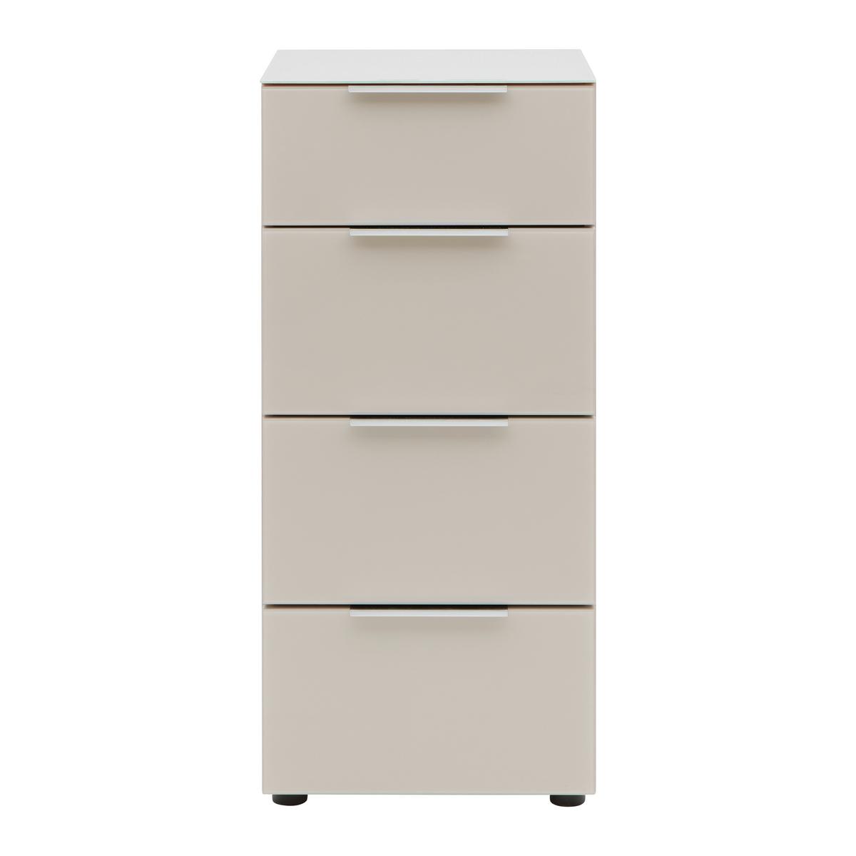 Komoda Siena š: 45 cm SIENA -EXKLUSIV- - čierna/kašmírová, Modern, kov/kompozitné drevo (45/99/40cm) - Mömax