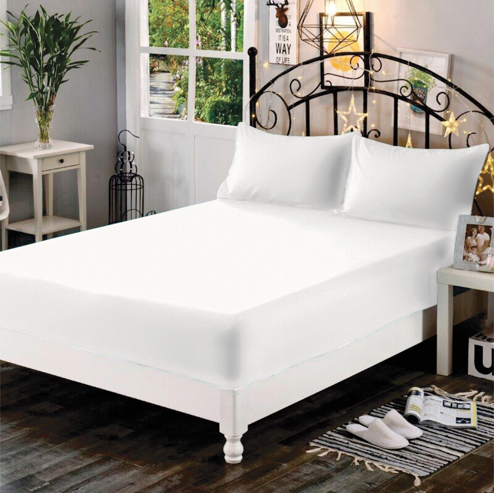 ELASTICKÉ PROSTĚRADLO SOPHIE - bílá, textil (200/100/30cm)