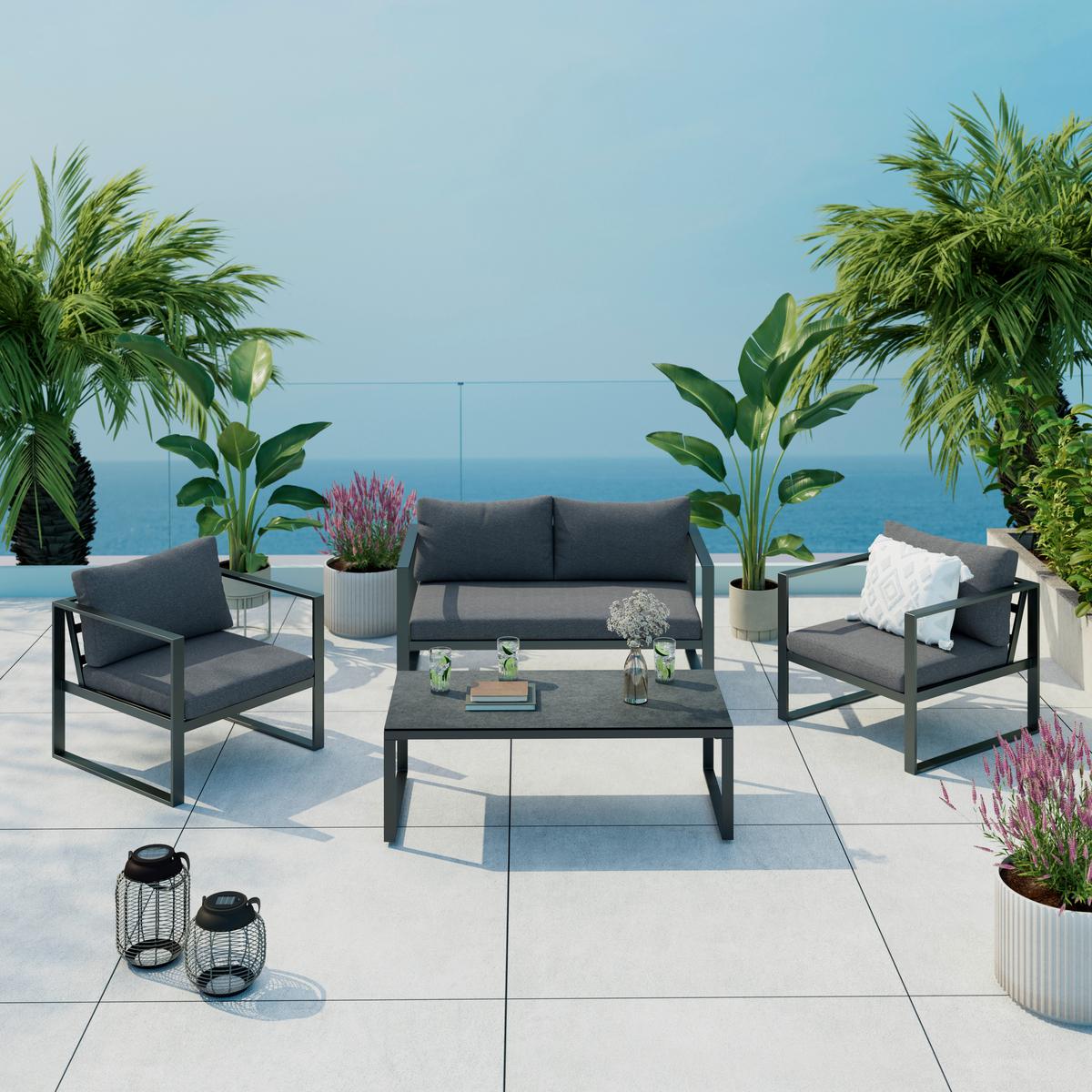 Lounge Kanapé Brest - Modern (134/63/76cm) - Beldano